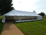 18m x 6m Traditional Marquee with Panoramic Window Walls Traditional Marquee With Panoramic Windows