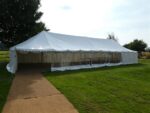 18m x 6m Traditional Marquee with Panoramic Window Walls Traditional Marquee With Panoramic Windows