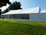 18m x 6m Traditional Marquee with Panoramic Window Walls Traditional Marquee With Panoramic Windows